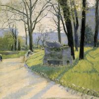 Gustave Caillebotte Le Parc Monceau 1878