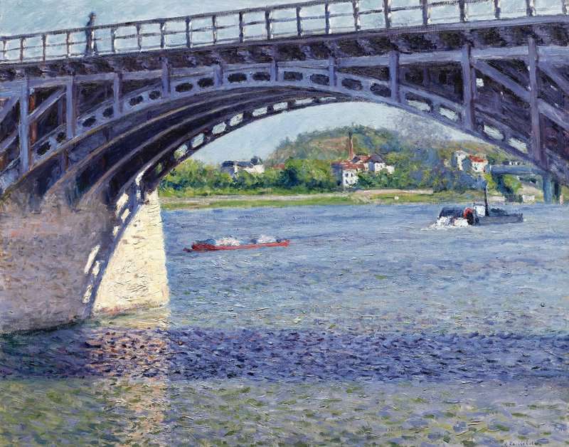 Gustave Caillebotte Le Pont D Argenteuil Et La Seine Ca. 1883 museum quality