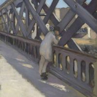 Gustave Caillebotte Le Pont De L Europe - Etude Partielle 1876