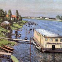 Gustave Caillebotte Le Ponton Argenteuil