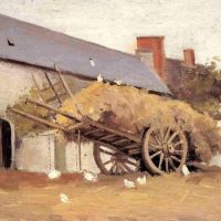 Gustave Caillebotte Loaded Haycart Ca. 1874-78