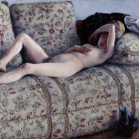 Gustave Caillebotte Nude On A Couch Ca. 1880