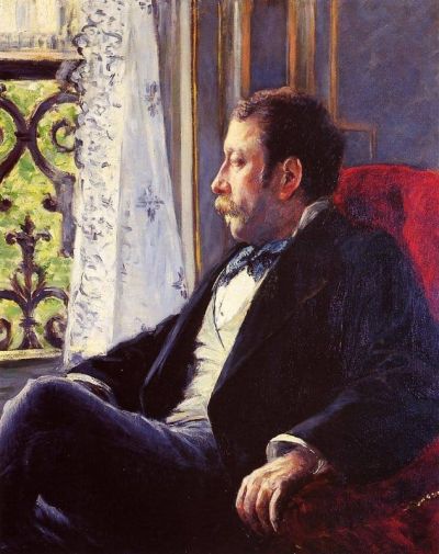 art oil painting reproduction of  Gustave Caillebotte Portrait D Homme museum quality handmade