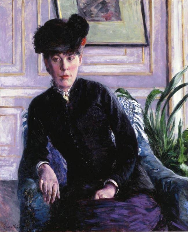 Gustave Caillebotte Portrait Of A Young Woman In An Interior Ca. 1877 museum quality