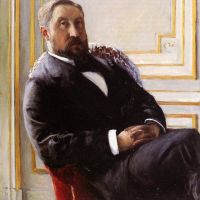 Gustave Caillebotte Portrait Of Jules Richemont 1879