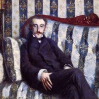 Gustave Caillebotte Portrait Of Monsieur R. 1877