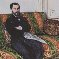 Gustave Caillebotte Portrait Of Richard Gallo 1881