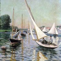 Gustave Caillebotte Regates Argenteuil