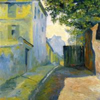 Gustave Caillebotte Rue Du Mont-cenis Montmartre 1880