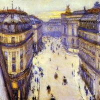 Gustave Caillebotte Rue Halevy Seen From The Sixth Floor 1878