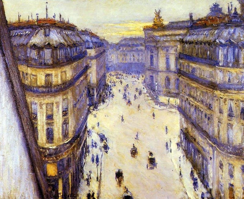 Gustave Caillebotte Rue Halevy Seen From The Sixth Floor 1878 museum quality