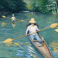 Gustave Caillebotte Skiffs On The Yerres