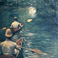 Gustave Caillebotte The Canoes