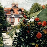 Gustave Caillebotte The Garden At Petit Gennevilliers