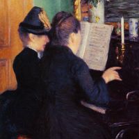 Gustave Caillebotte The Piano Lesson 1881