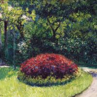 Gustave Caillebotte The Plain At Gennevilliers Group Of Poplars 1883