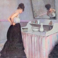 Gustave Caillebotte Woman At A Dressing Table