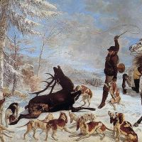 Gustave Courbet Killing A Deer