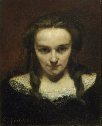 art oil painting reproduction of  Gustave Courbet La Voyante museum quality handmade