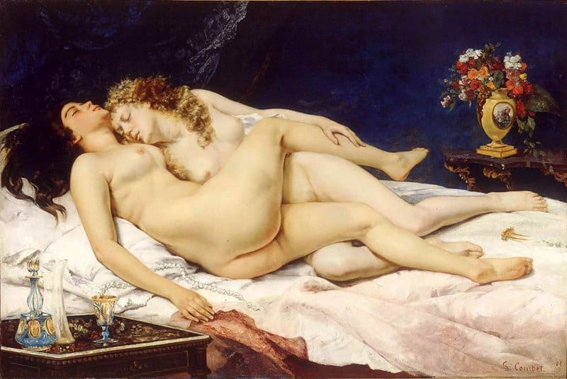 Gustave Courbet Le Sommeil - The Sleepers - 1866 museum quality