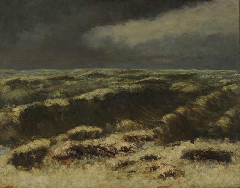 Gustave Courbet Mer Orageuse - Mar Borrascoso museum quality