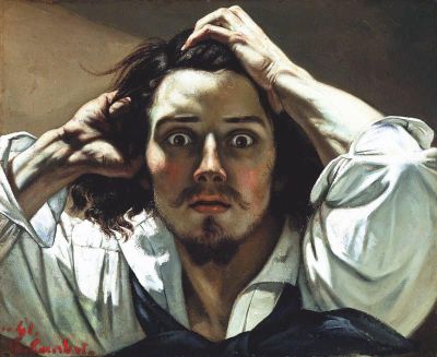 art oil painting reproduction of  Gustave Courbet The Desperate museum quality handmade