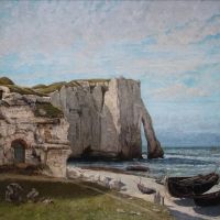 Gustave Courbet The Etretat Cliffs After The Storm