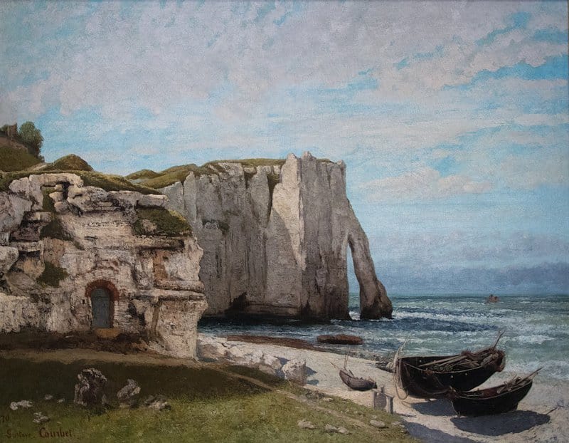 Gustave Courbet The Etretat Cliffs After The Storm museum quality