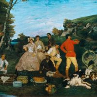 Gustave Courbet The Hunt Breakfast