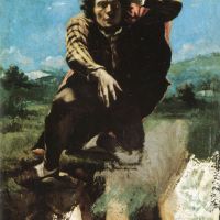 Gustave Courbet The Man Made Mad By Fear