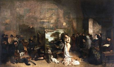 art oil painting reproduction of  Gustave Courbet The Painter S Studio museum quality handmade