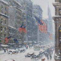 Guy Carleton Wiggins Down The Avenue - 1940