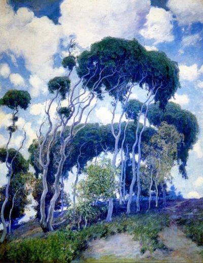 art oil painting reproduction of  Guy Orlando Rose Laguna Eucalyptus museum quality handmade