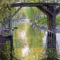 Guy Rose The Old Bridge 1910