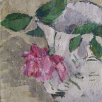 Hans Berger Still Life With Hanging Rose 1916