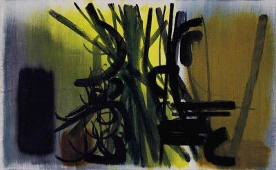 art oil painting reproduction of  Hans Hartung T1951-30 1951 museum quality handmade