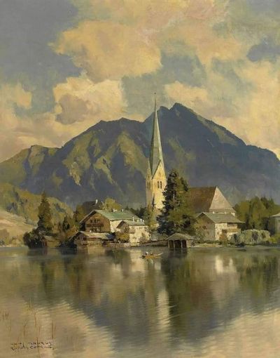 art oil painting reproduction of  Hans Maurus Reproduction Hans Maurus museum quality handmade