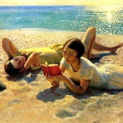 art oil painting reproduction of  Harold Charles Francis Harvey On The Sand museum quality handmade