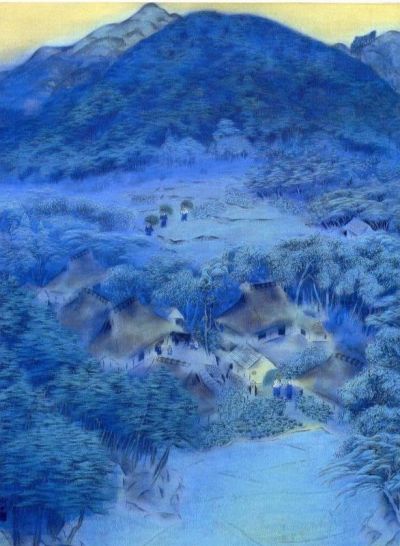art oil painting reproduction of  Hayami Gyoshu Village In Shugakuin 1918 museum quality handmade