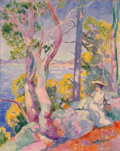 art oil painting reproduction of  Henri Charles Manguin Morning At Cavaliere 1906 museum quality handmade