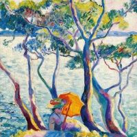 Henri Manguin Jeanne With An Umbrella Cavaliere 1906 Hand Painted Reproduction