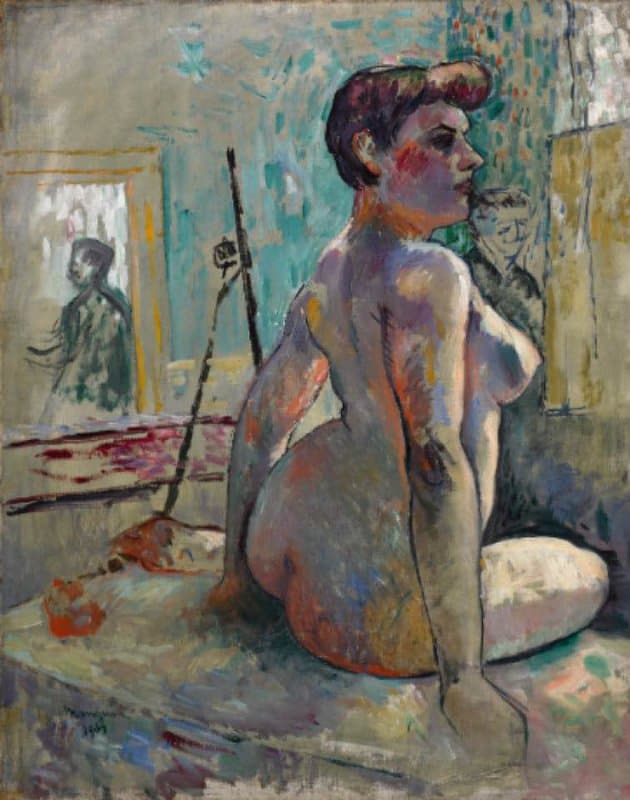 Henri Manguin Nu A L Atelier - La Croupe Rue Boursault - 1903 museum quality