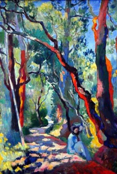 art oil painting reproduction of  Henri Manguin The Parkway 1905 museum quality handmade