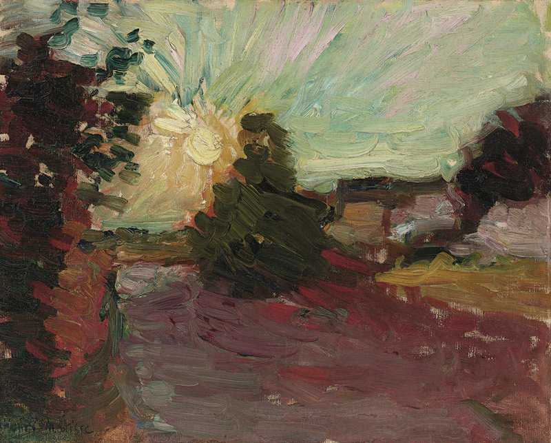 Henri Matisse Coucher De Soleil En Corse museum quality
