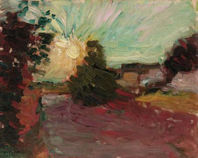 art oil painting reproduction of  Henri Matisse Coucher De Soleil En Corse 1898 museum quality handmade