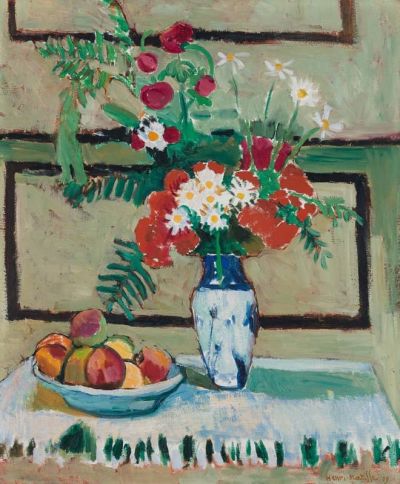 art oil painting reproduction of  Henri Matisse Flowers And Fruits 1909 museum quality handmade