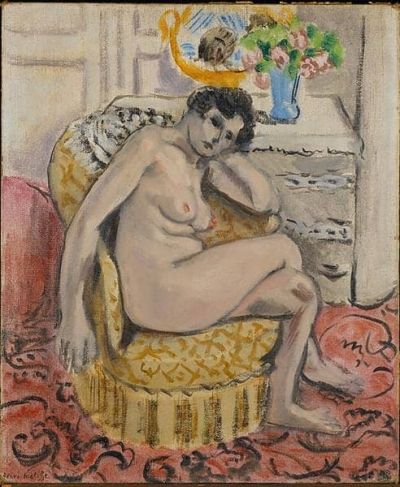 art oil painting reproduction of  Henri Matisse Nude In An Armchair Nu Au Fauteuil 1920 museum quality handmade