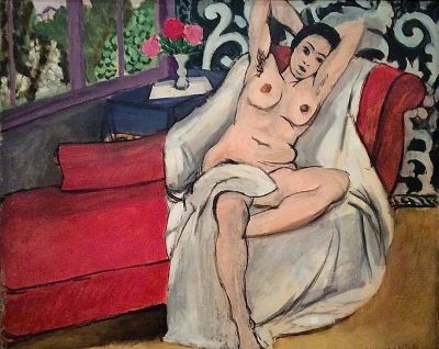 art oil painting reproduction of  Henri Matisse Nude On A Sofa 1923 museum quality handmade