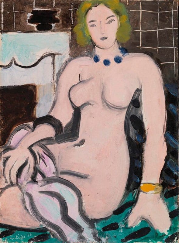 Henri Matisse Nude With Blue Necklace Nu Au Collier Bleu museum quality