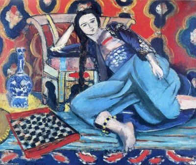 art oil painting reproduction of  Henri Matisse Odalisque En Bleu museum quality handmade